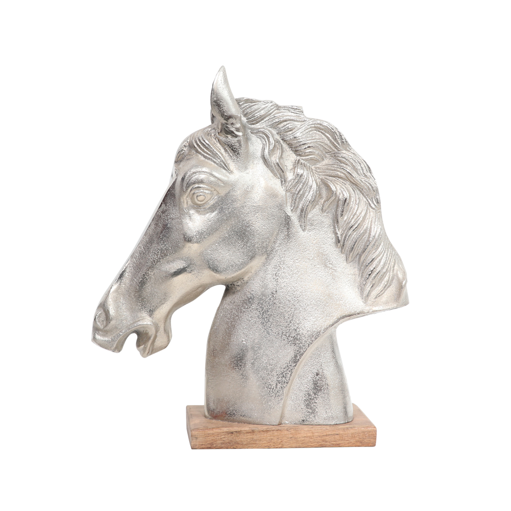 ALUMINUM HORSE DECO