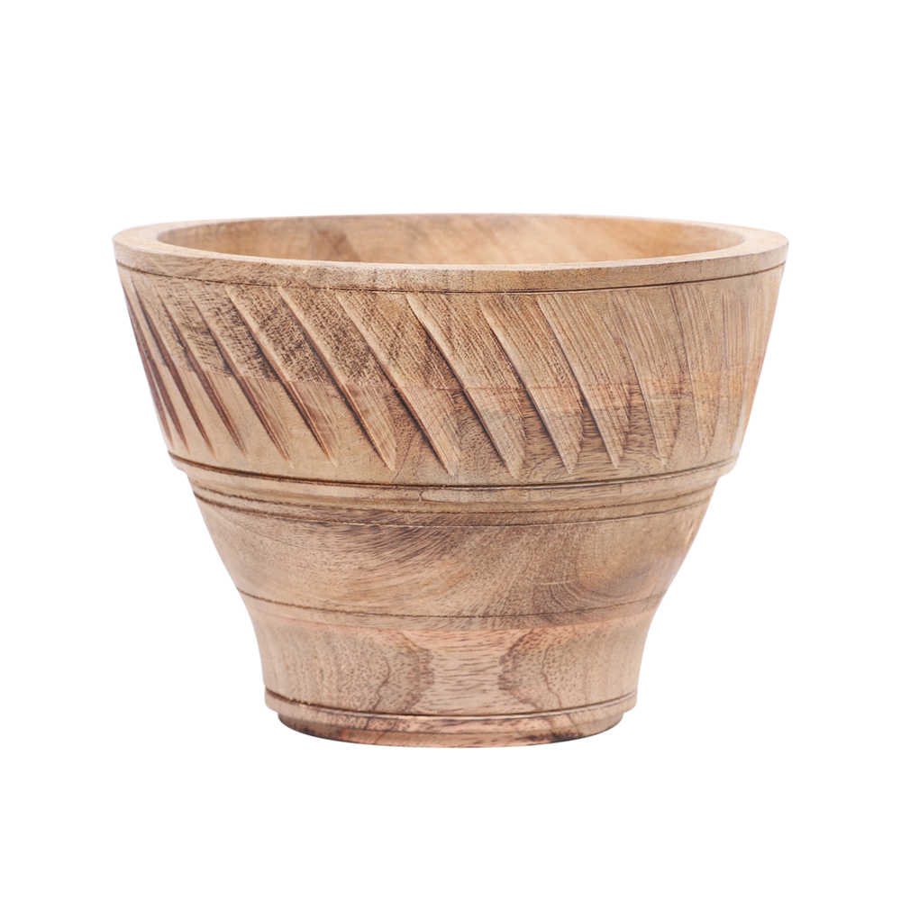 WOODEN CRAVED BOWL