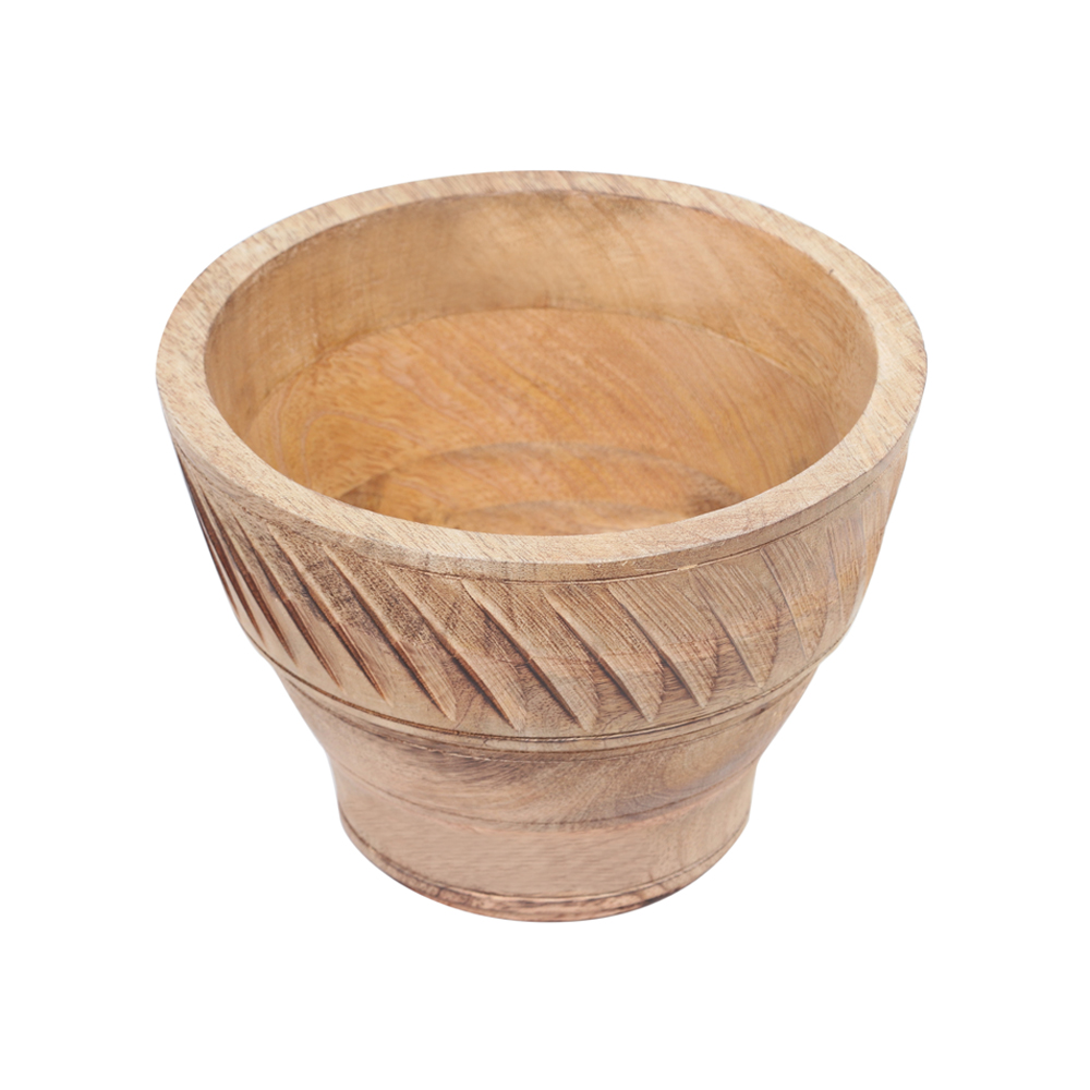 WOODEN CRAVED BOWL