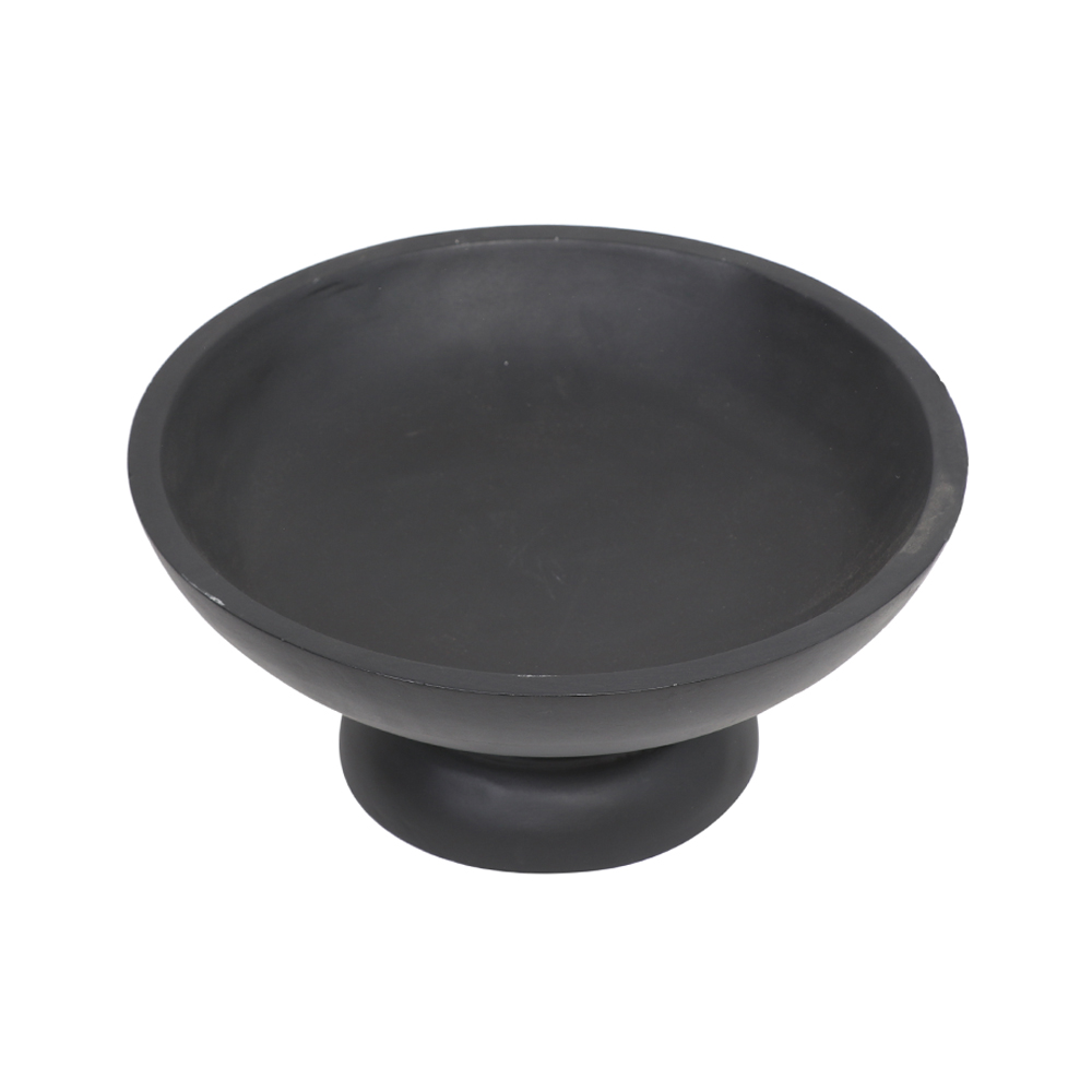 WOODEN BLACK CAKE STAND