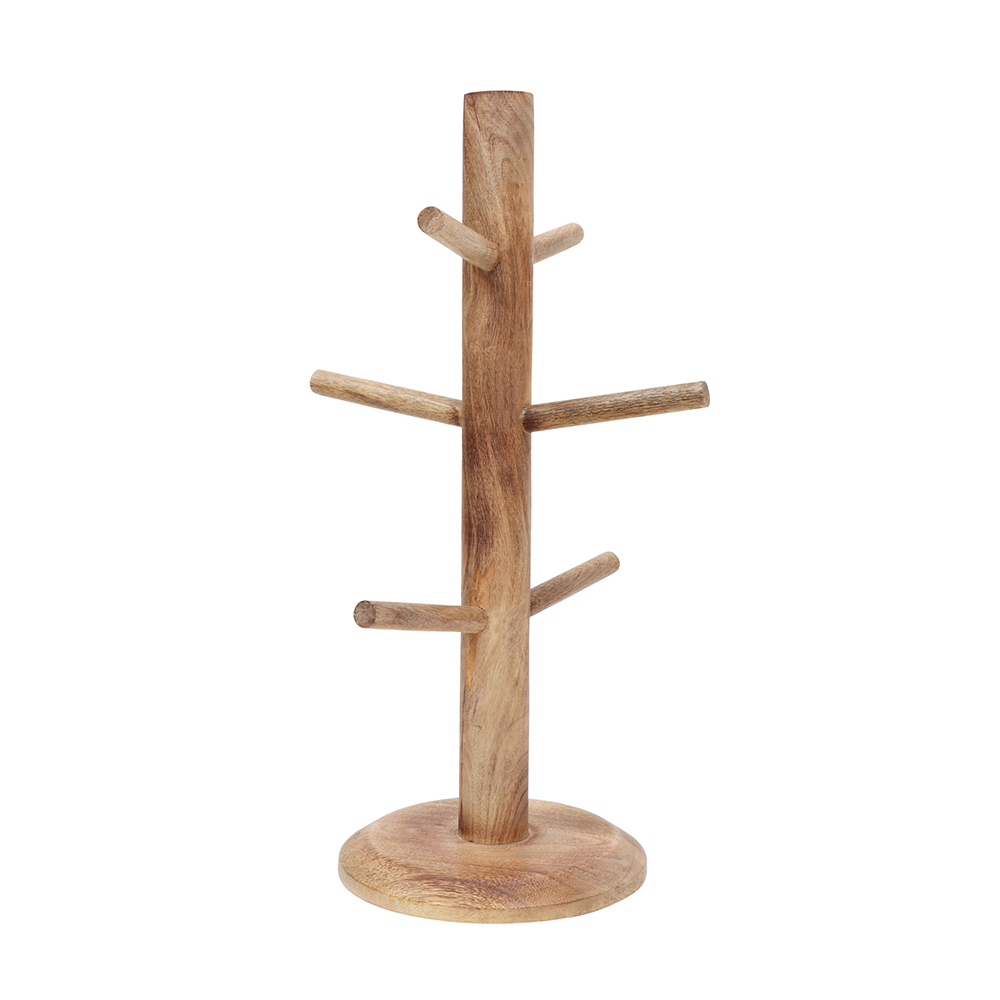 WOODEN CUP-HOLDER STAND