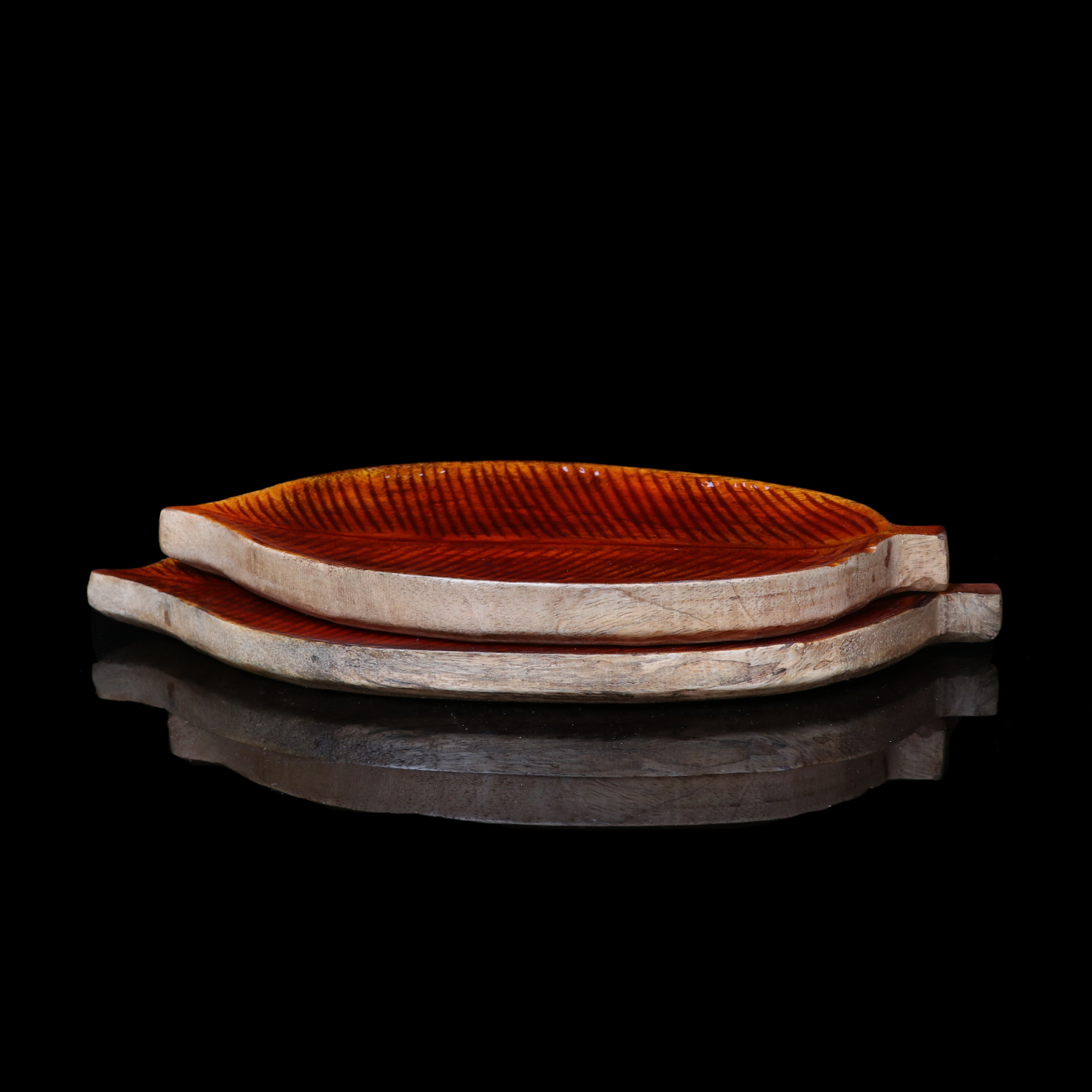 wooden trinket tray with meena