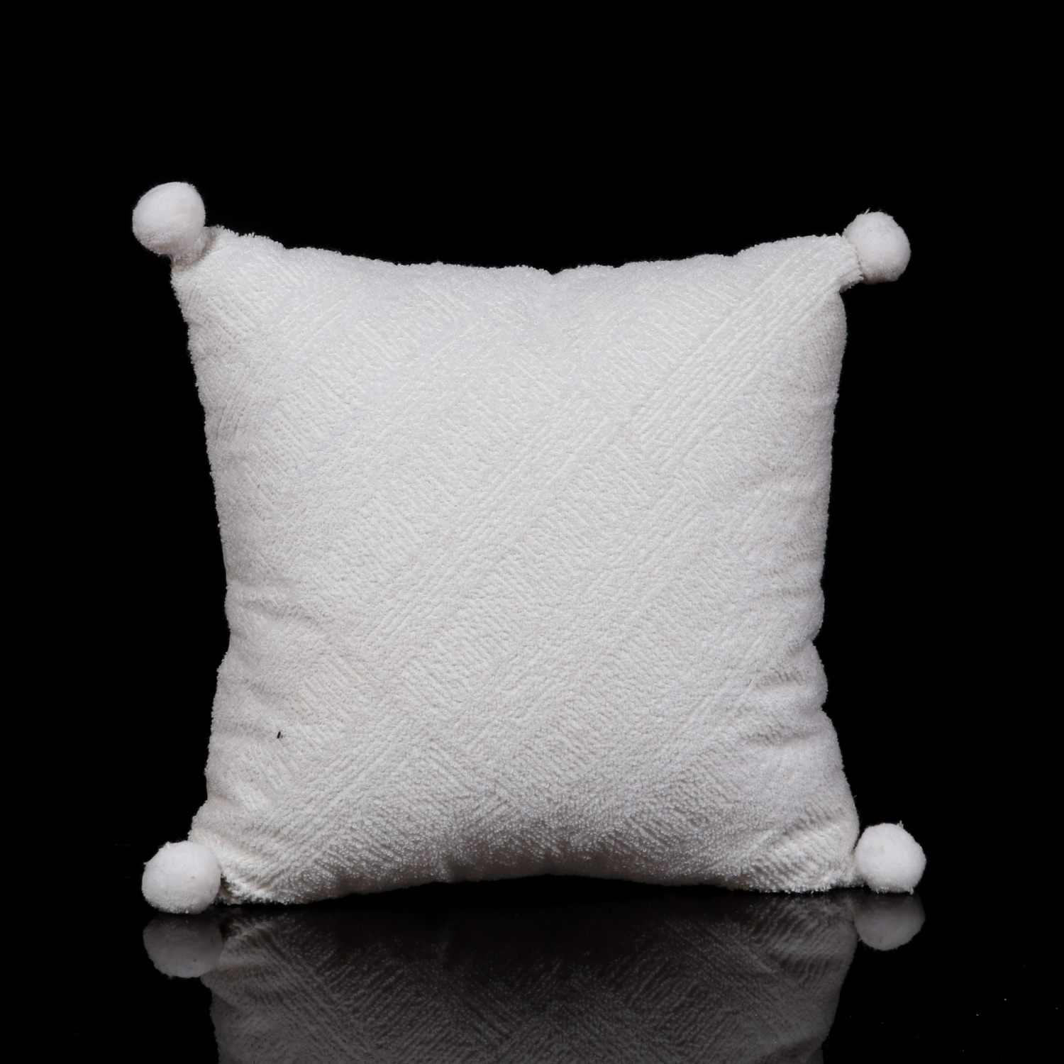Pillow Covers with Pompoms Tassel