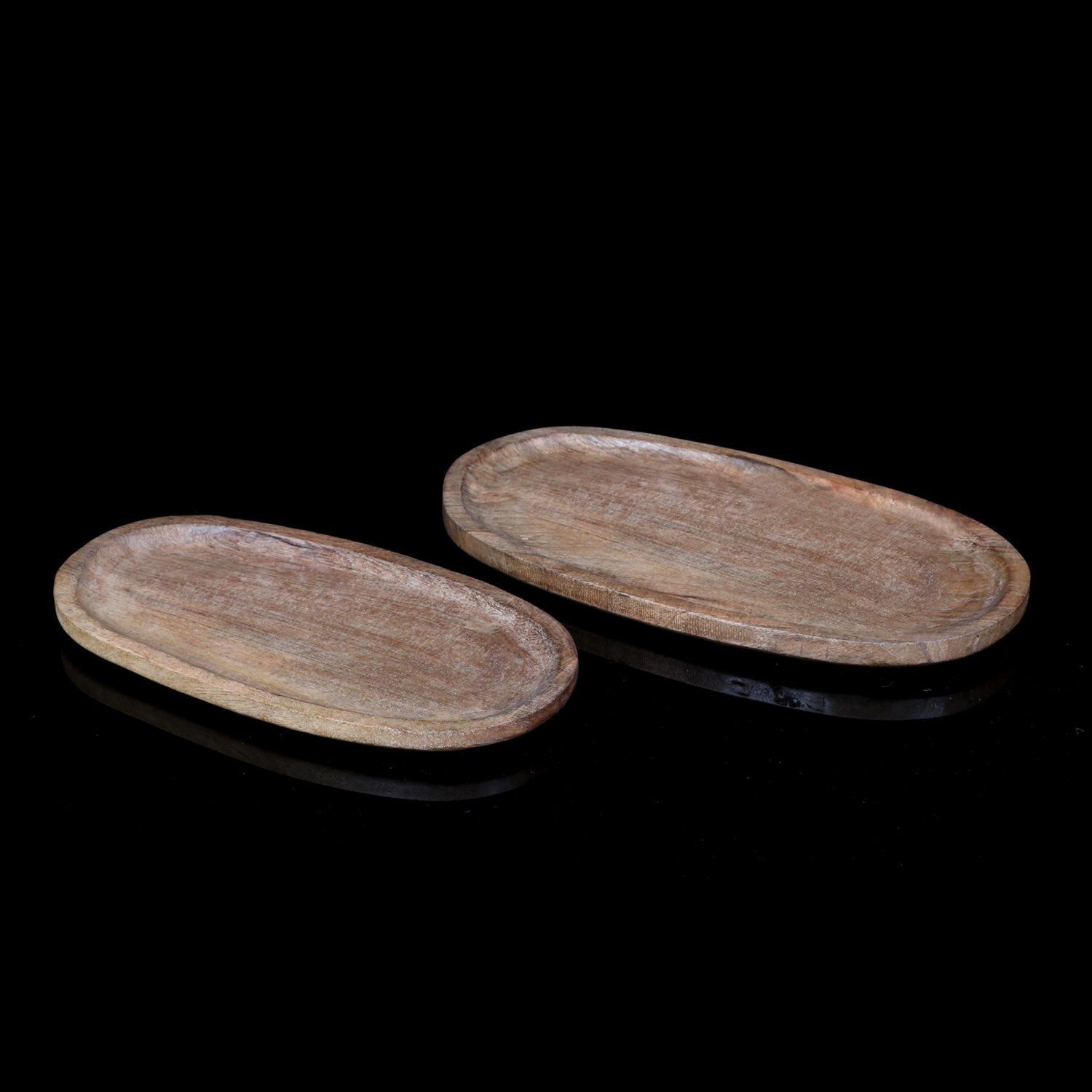 Oval Wooden Trays