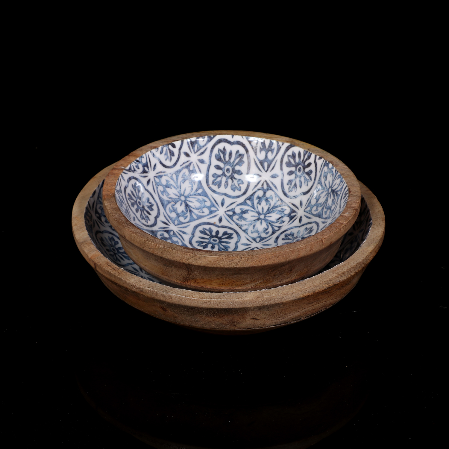 Wooden Enamel Bowl